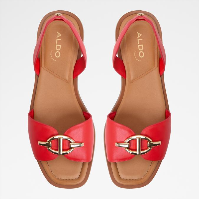 GOASSI Red Women Flats image number 5