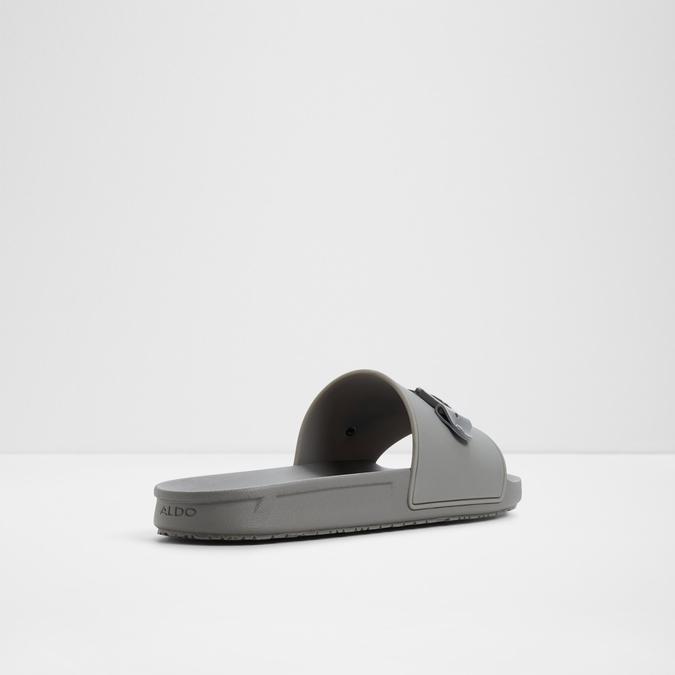LOUNGESLIDE Grey Men Single Strap Sandals