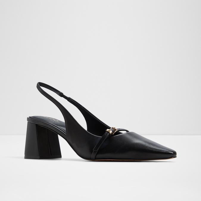 Skepper-In Women's Black Block Heel Shoes image number 4