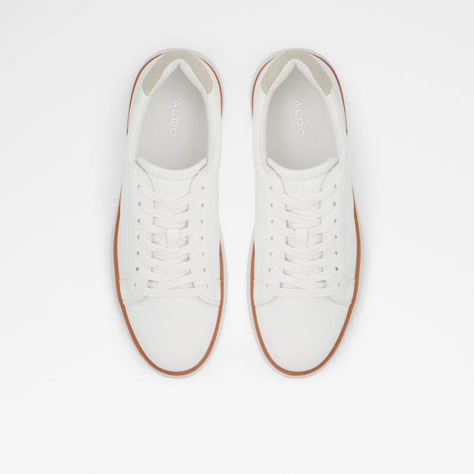 Bono Leather Lace-Up Sneaker - White – Bruno Magli