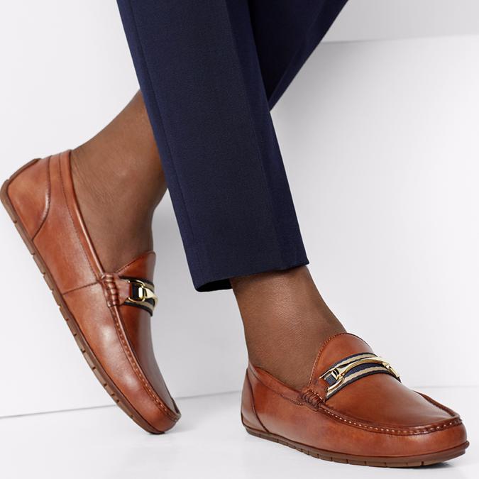 Omemee Men's Cognac Casual Shoes image number 0