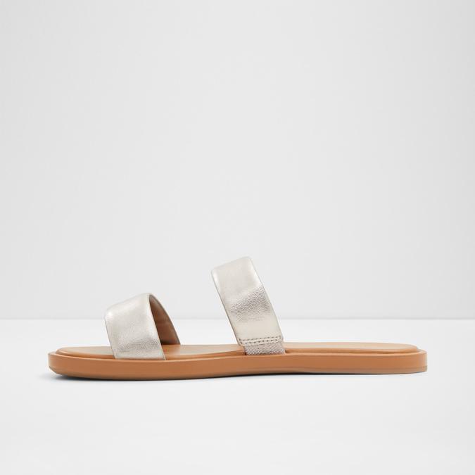 Krios-In Women's Silver Flat Sandals image number 3