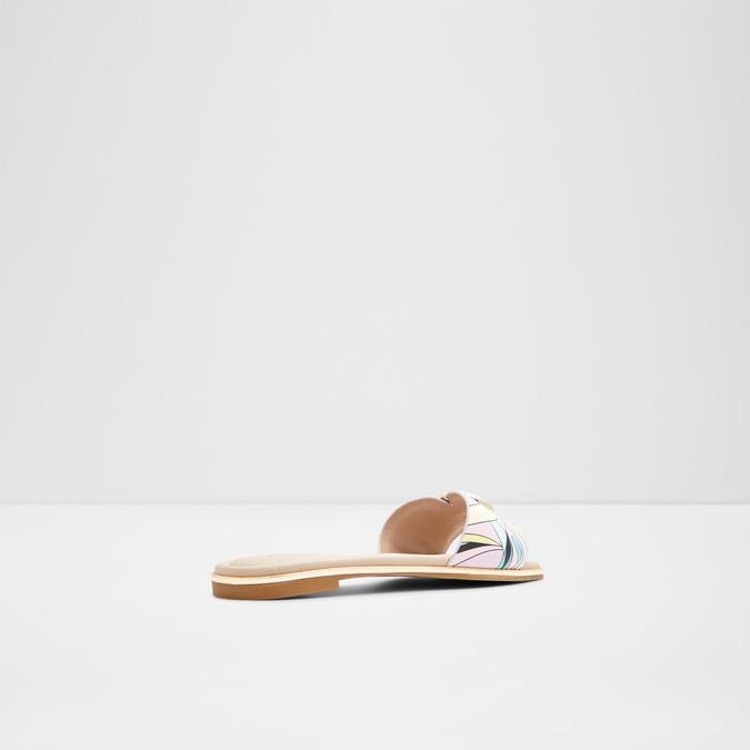 Bellenor Women's Pastel Multi Flat Sandals image number 1