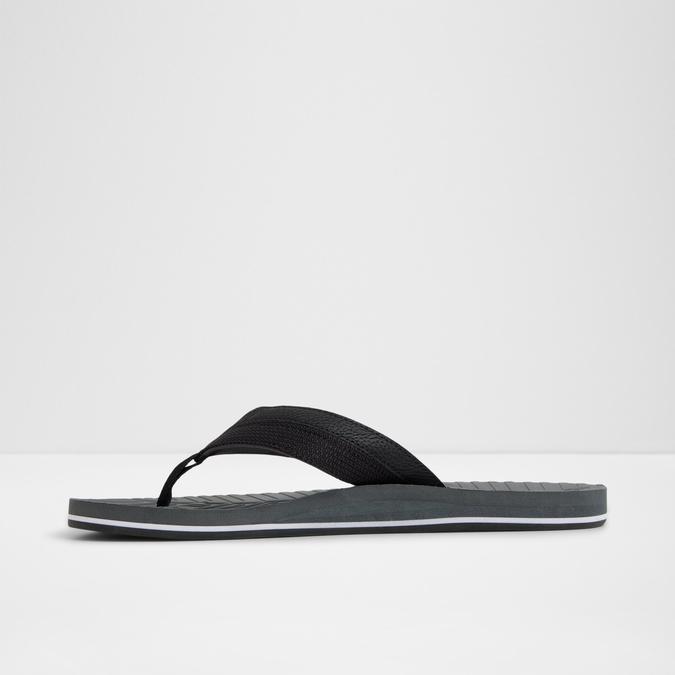 Kegana-In Men's Black Thong Sandals image number 3