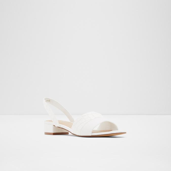 Candy Women's White Flat Sandals image number 3