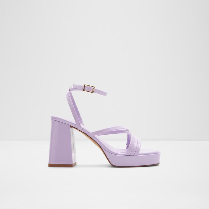 Taia Women's Light Purple Block Heel Sandals