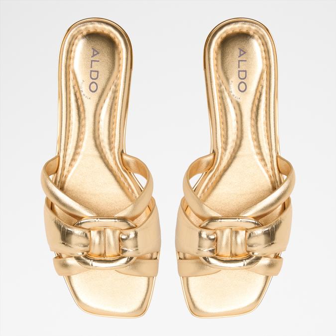 YESENIA-IN GOLD Women Flat Sandals image number 5