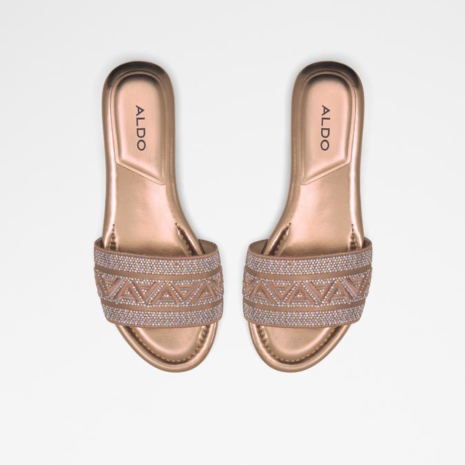 Ghalia Women's Beige Flat Sandals