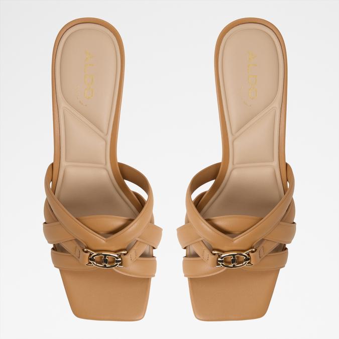 CALYRA LIGHT BROWN Women Dress Sandals image number 5