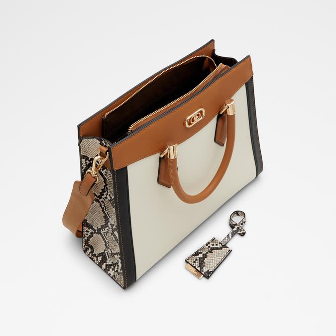 Chenoa Women's Beige Satchel image number 2