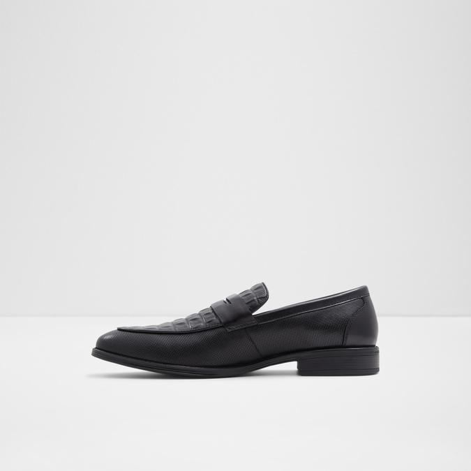 Purvu Men's Black Dress Loafers image number 2