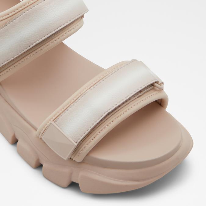 Godish Women's Beige Flat Sandals image number 5