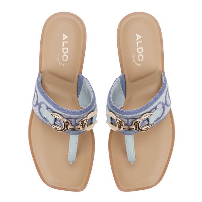 CORALYNNAA-IN Blue Women Flat Sandals image number 3