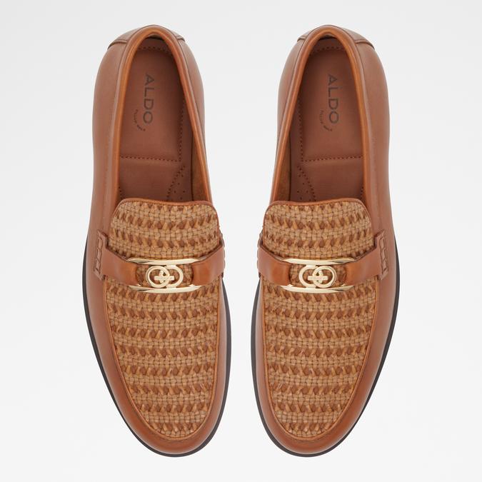 Idris Men's Cognac Dress Loafers image number 1