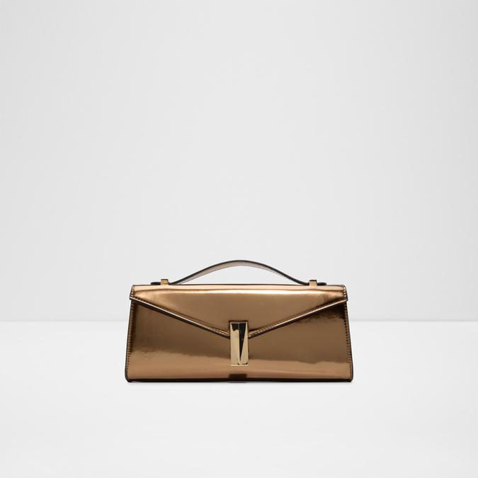 ALEXZANDRAX Bronze Women Clutch