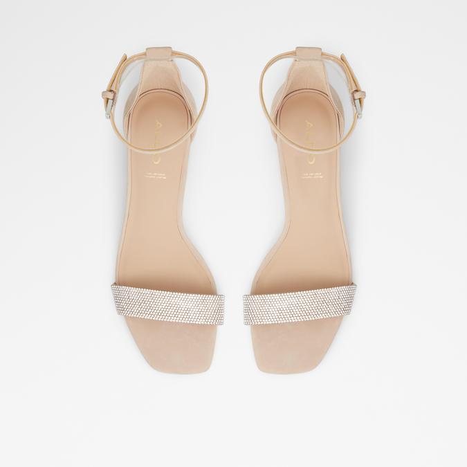 Kedeaviel Women's Beige Block Heel