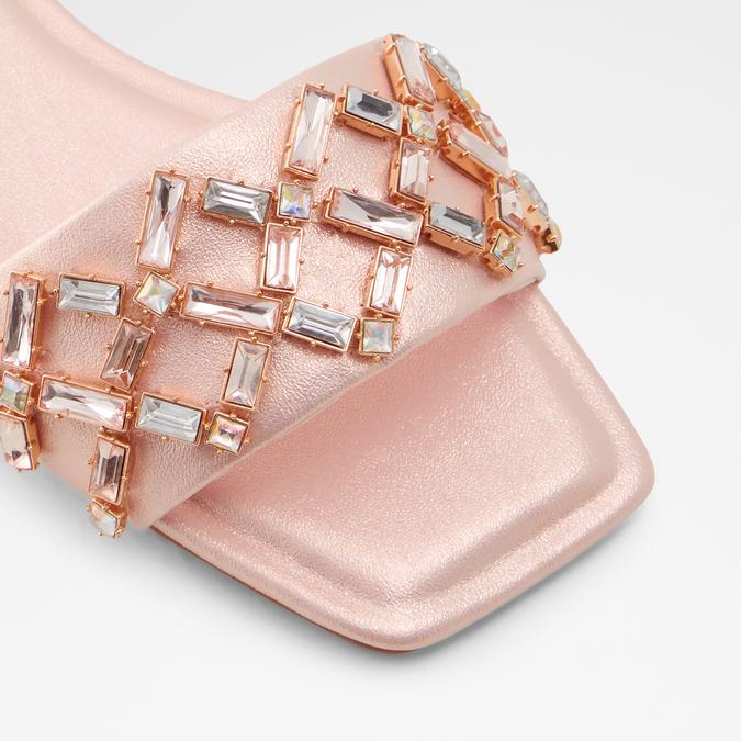 Light pink flat sandals hot sale