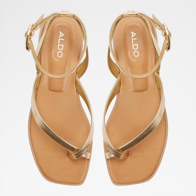 DARESSI Gold Women Flats image number 5