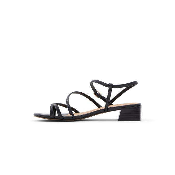 Carmin Women's Black Heeled Sandals image number 2