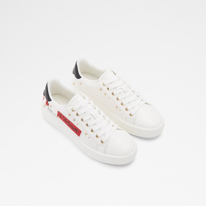 Amorette Women's White Sneakers image number 5