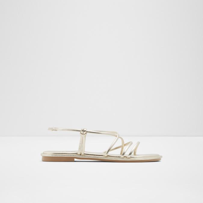 Aldo gold sandals flat top