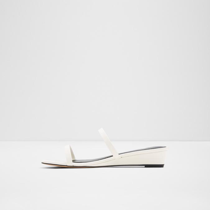 Giannina Women's White Flat Sandals image number 2