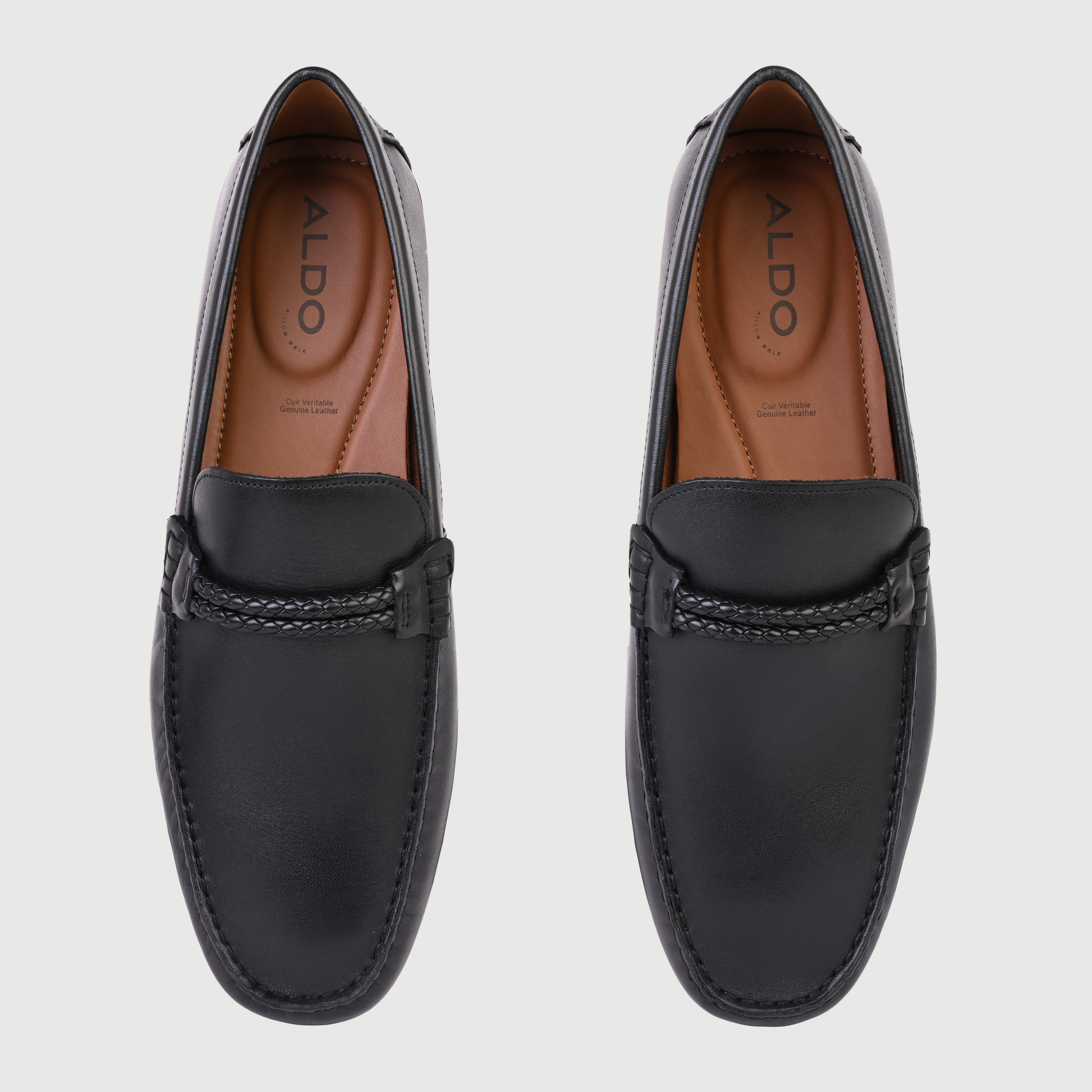 Fildesa-In Men's Black Moccasins