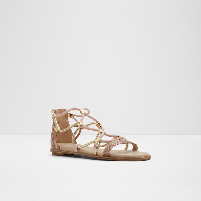 Occeran Women's White/Bone Flat Sandals image number 3