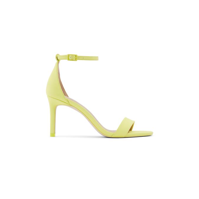 Just Think About It Heeled Sandals - Neon Yellow | White womens sandals, Neon  heels, Heels
