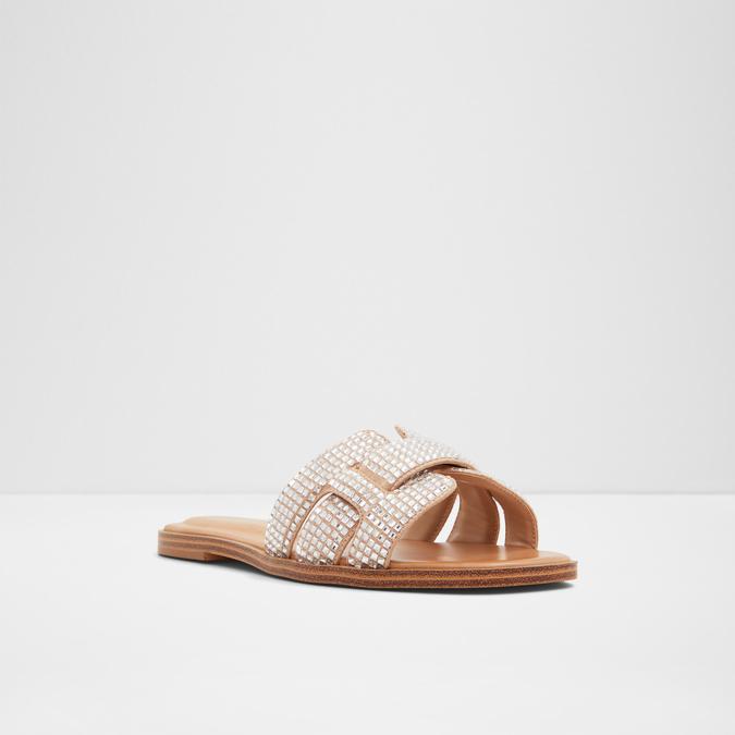 Elenaa Women's Beige Flat Sandals image number 4