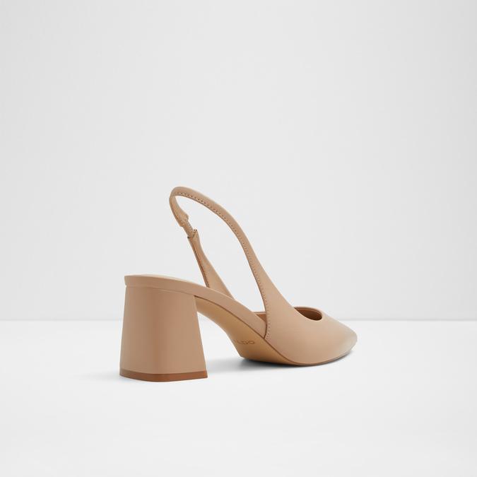 ULIANA-B BEIGE Women Block Heel Shoes