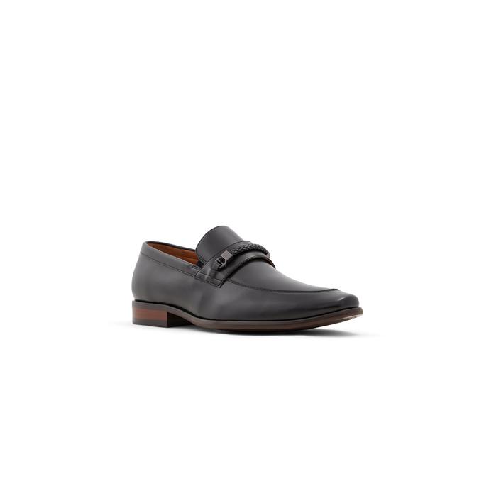 Swinge Men's Black Loafers image number 3