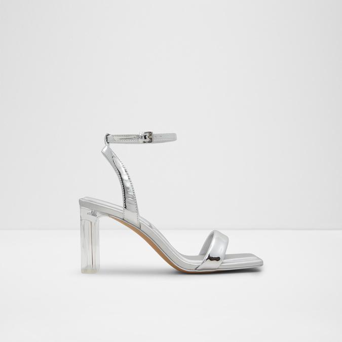 Aurorai Women's Silver Block Heel