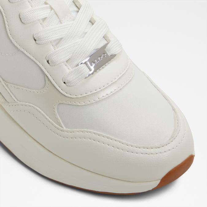 Pellexa-In Women's White Sneaker Wedges image number 5