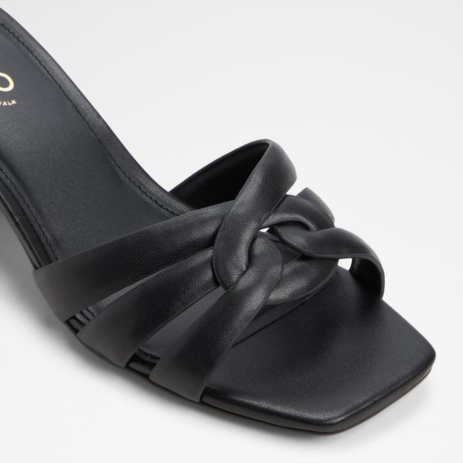 HANNE Black Women Heels image number 4