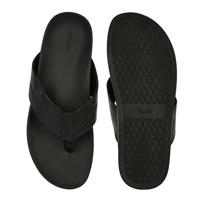 TRIBORD-IND Black Men Thong Sandals image number 3