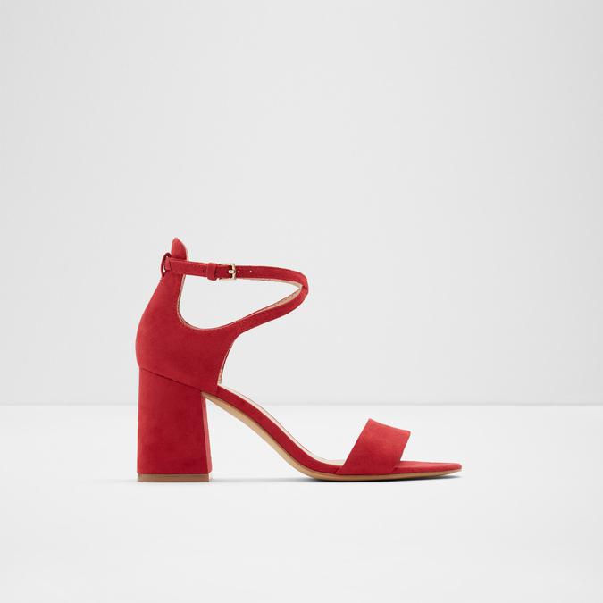 Red block heel sandal sale