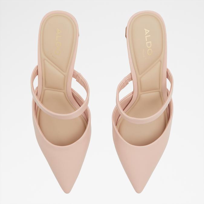 Kinski Women's Pink Block Heel Shoes