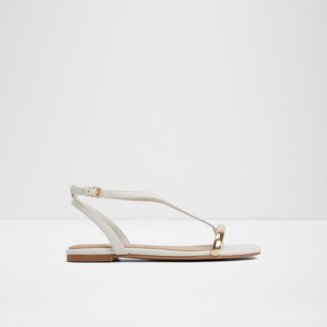 Catlyn-In Women's White Flat Sandals