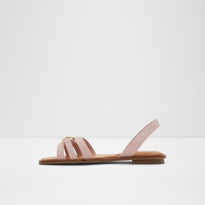 Valamaever Women's Pink Flat Sandals image number 3