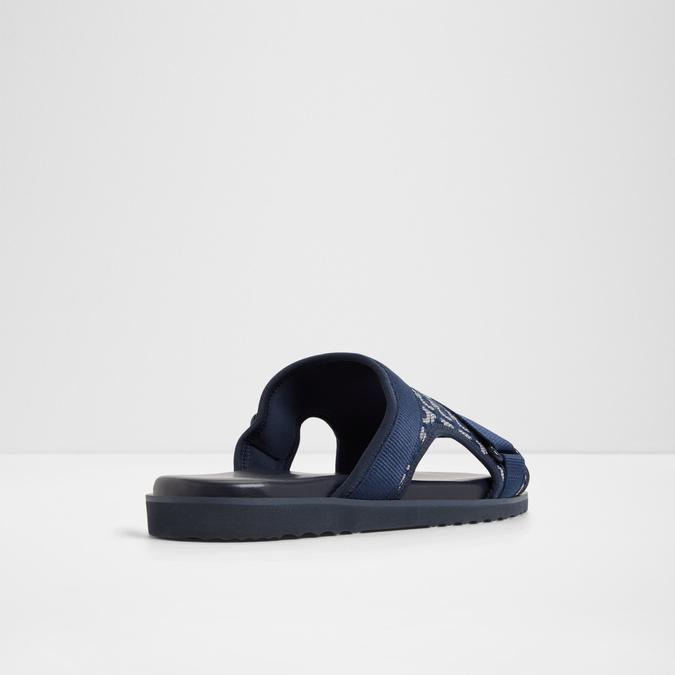 Deniels-In Men's Navy Strap Sandals image number 2