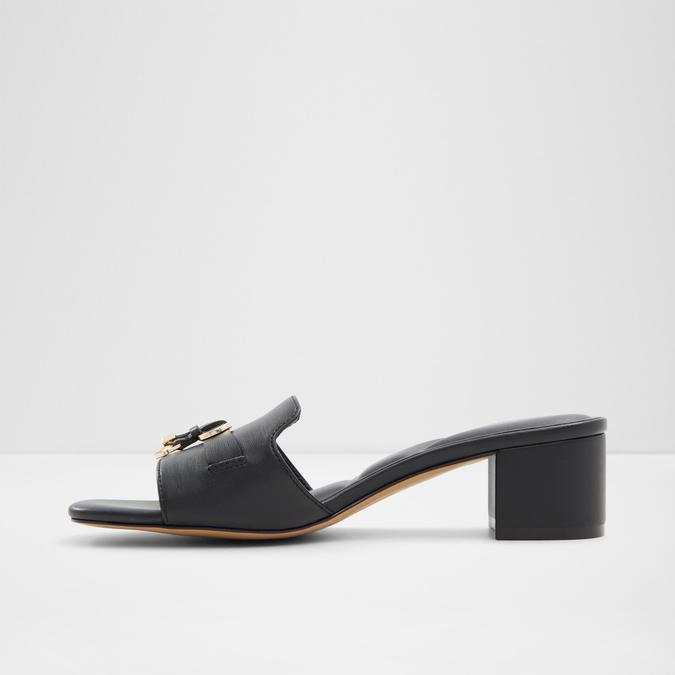 Tessina-In Women's Black Block Heel Sandals image number 3
