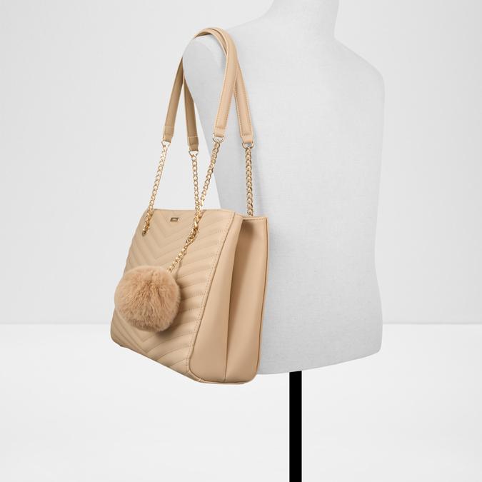 EBABRINDRA Light Beige Women Satchel image number 3