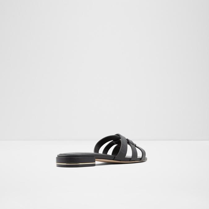 Isdell Women's Black Flat Sandals image number 1