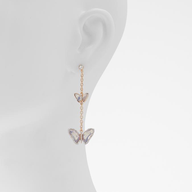 Alerelia Women's Clear On Gold Pierced Earring image number 1