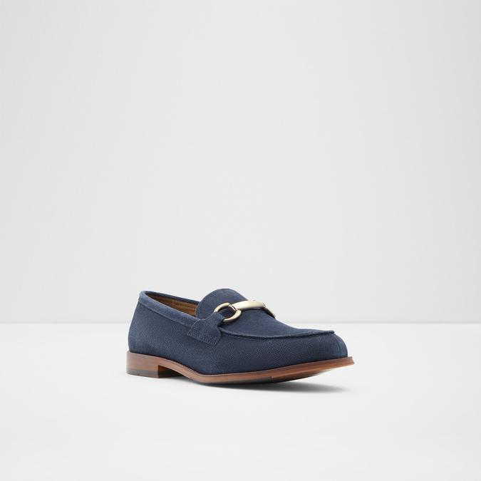 Hartheflex Men's Navy Dress Loafers image number 3