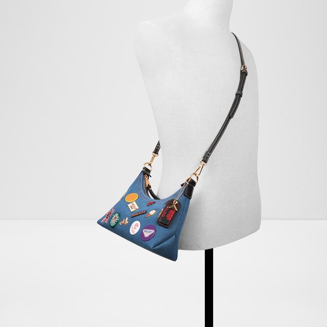 Cityofhawkins Women's Blue Shoulder Bag image number 4