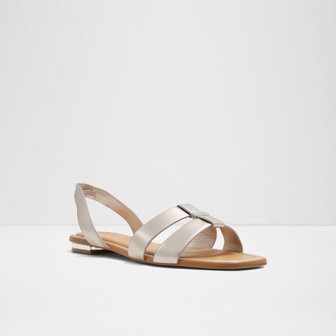 Balera Women's Silver Flat Sandals image number 4