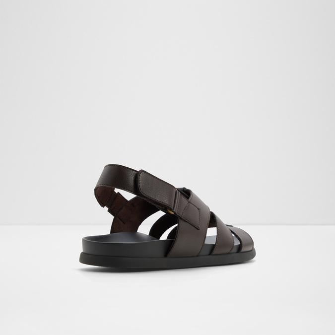 NUNOA Brown Men Back Strap Sandals
