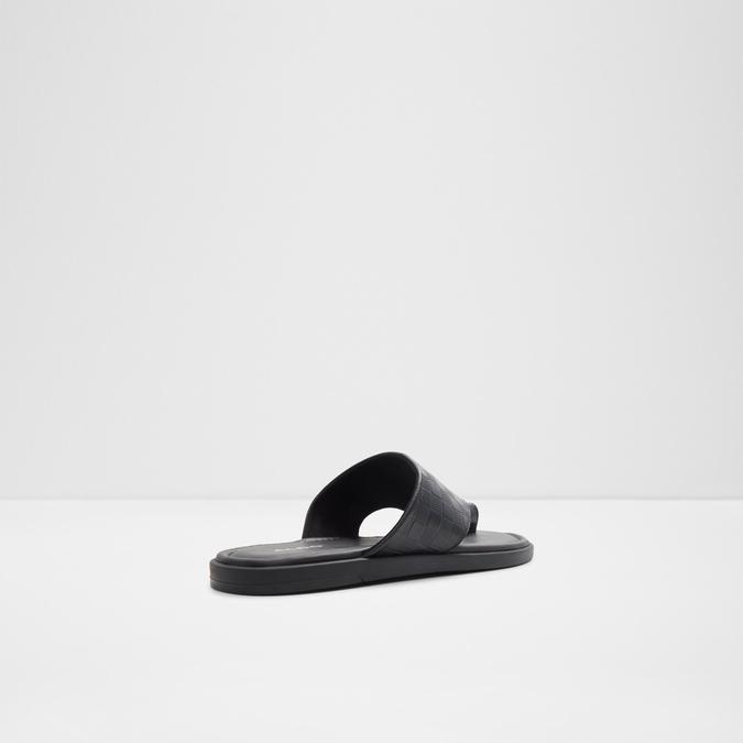 Seif Men's Black Double Band Sandals image number 2